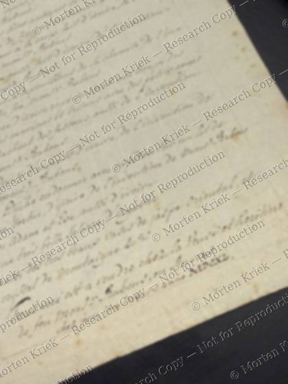 Manuscript folio showing the final entries of the inventory and the closing colophon naming Jean van Meurs, dated MDCXL.