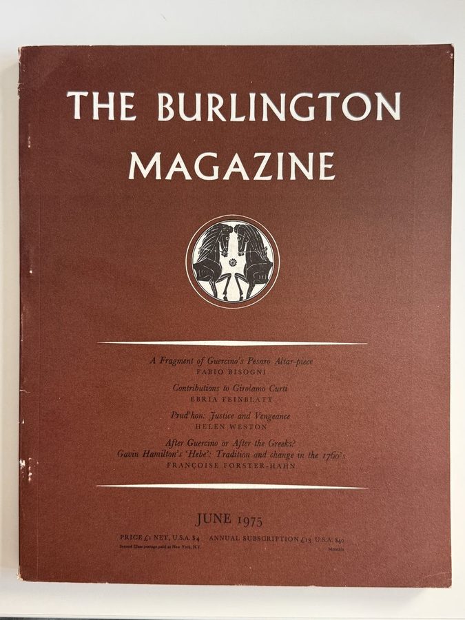 Burlington Magazine, June 1975